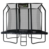 12ft x 8ft JumpPRO™ Xcel Black Rectangular Trampoline with Enclosure