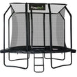 9ft x 6ft JumpPRO&trade; Xcel Black Rectangular Trampoline with Enclosure (JR96B)B