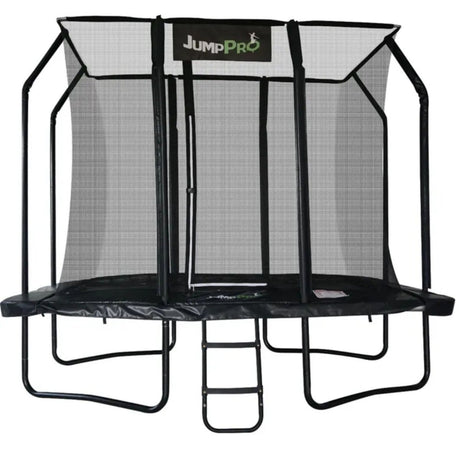 9ft x 6ft JumpPRO&trade; Xcel Black Rectangular Trampoline with Enclosure (JR96B)B