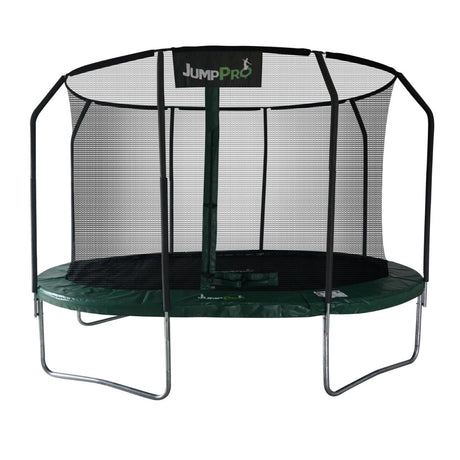 15ft x 10ft JumpPRO™ Xcite Black Oval Trampoline with Enclosure (JV1510G)