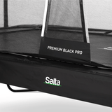 15ft x 9ft Salta Premium Black Pro Rectangular Trampoline + Safety Net