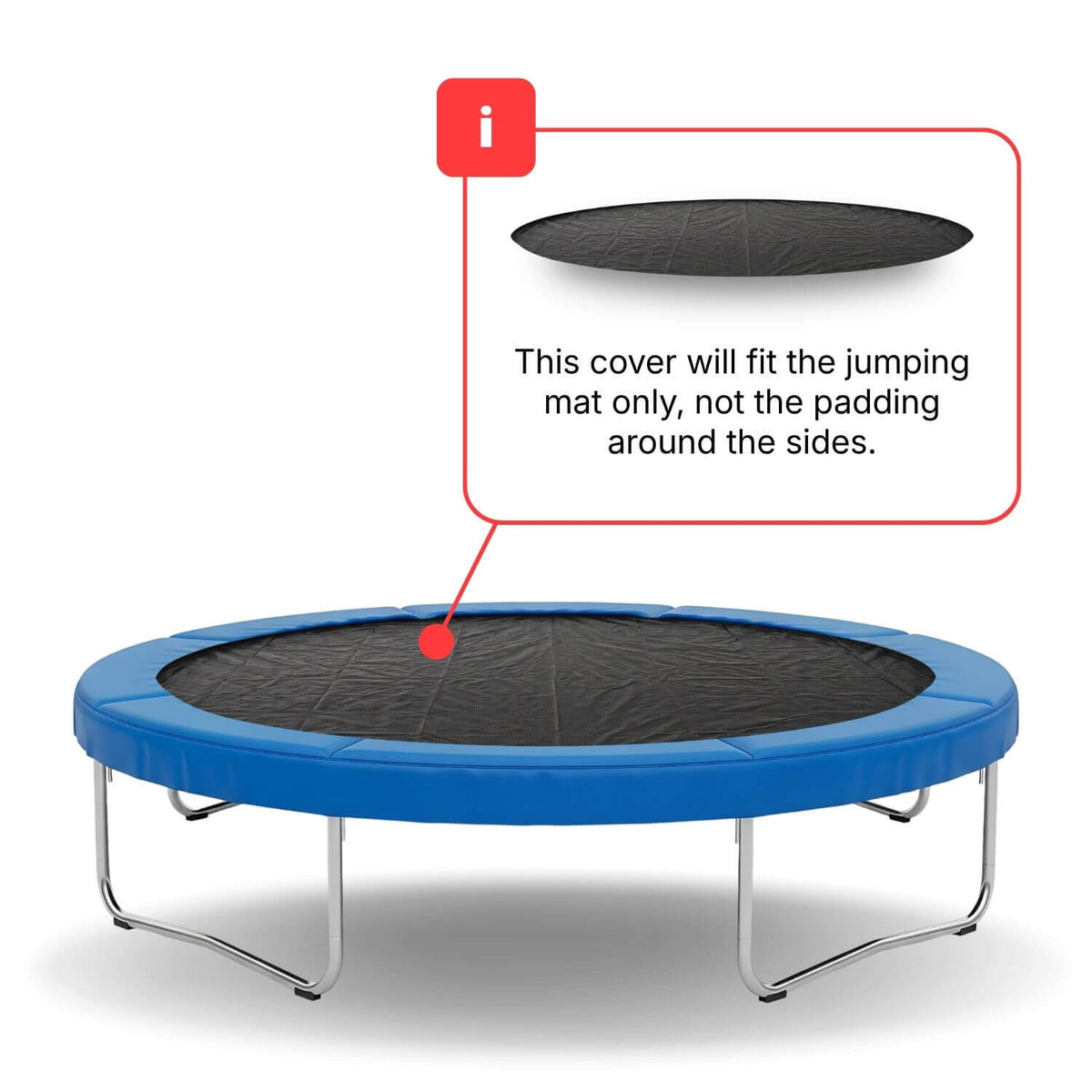 ** CLEARANCE ** - 11ft Round Trampoline Debris Cover