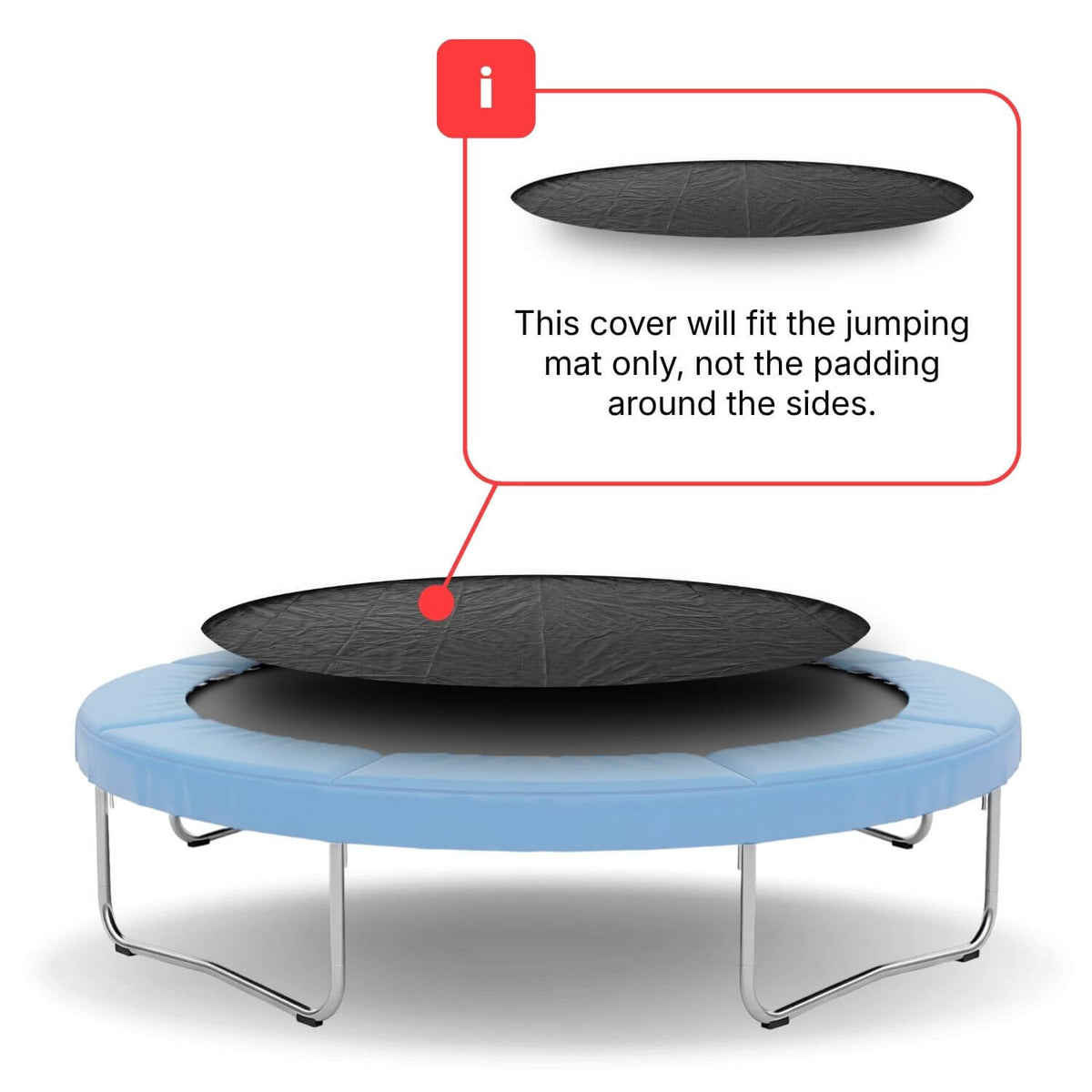 ** CLEARANCE ** - 11ft Round Trampoline Debris Cover