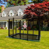10ft x 6ft Akrobat Orbit Flat Rectangular Trampoline