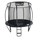 8ft JumpPRO™ Xcel Black Round Trampoline with Enclosure