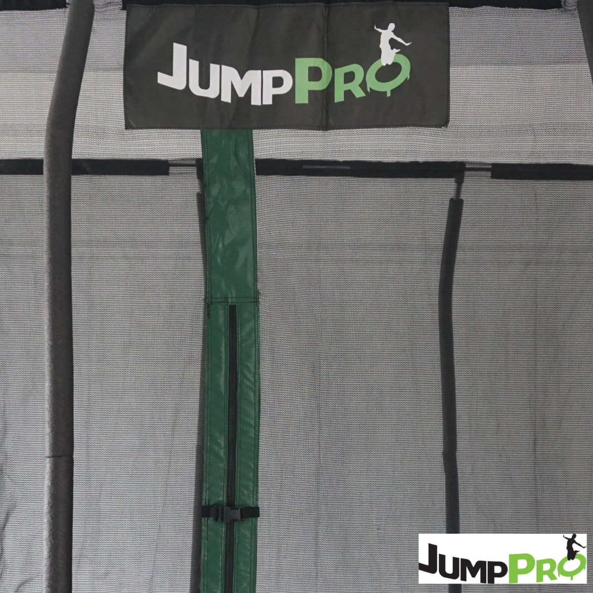 14ft JumpPRO&trade; Xcite Black Round Trampoline with Enclosure (J14G)