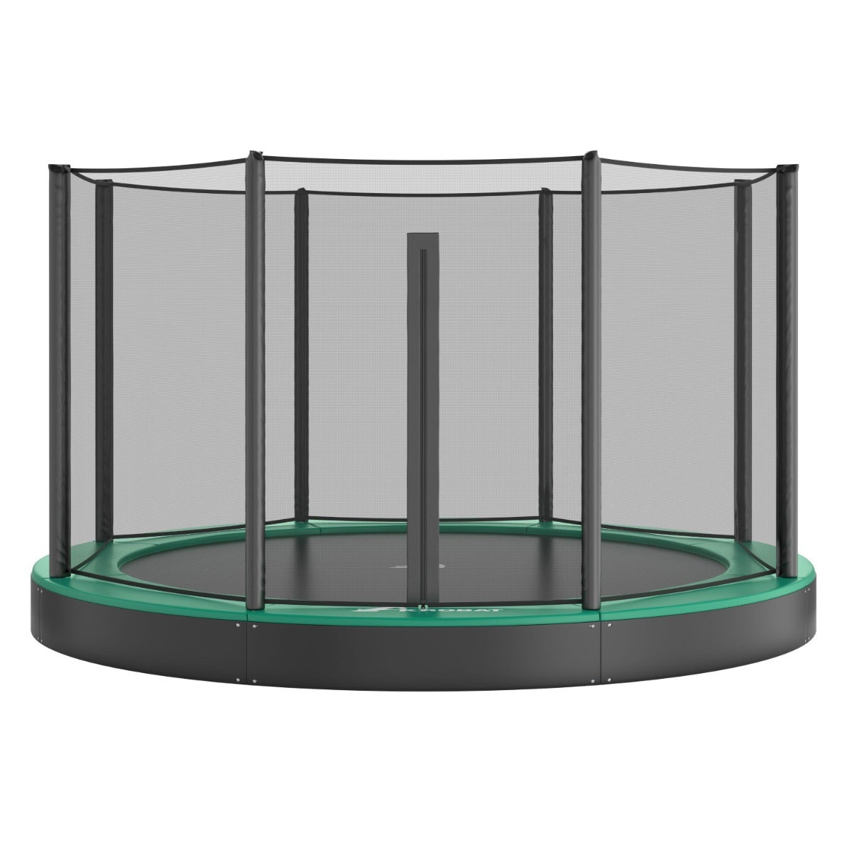 Flat ground trampoline online